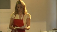 wytryski prosto na buzię