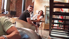 dwie blondyny na jednym drongalu