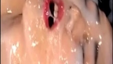 naturalna i analna laska rozkłada nogi na penisie