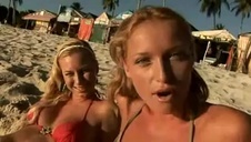 zmysłowy numerek z dwiema blondynkami