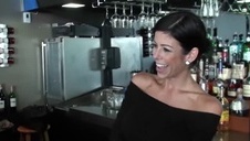 piękna młoda blondynka wreszcie poznała pana dużego