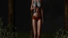 związana laseczka dostaje porządnego bolca