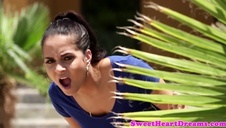 murzynka z konkretną dupeczką lubi posuwanie od tylca