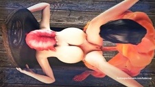 ostro zapina jej mocno wypięte dupsko