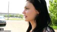 opalona laseczka w stringach