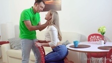 gorący seks z młodą i zgrabną babeczką