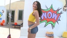 wakacyjny seks z łatwą blondyną