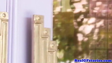 numerek z młodą gimnastyczką