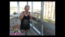 nie widzi kto ją rucha i na nią się spuszcza