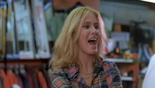 seks na stojaka z blond babeczką