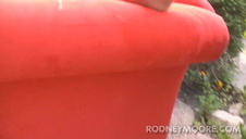 wydziarana okularnica ostro ciągnie członka