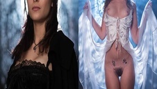 blondi samotnie wibruje cipkę