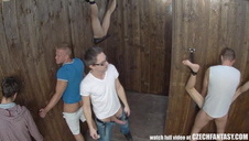 seks z cycatą babką na sianie