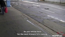 brett rossi w czarnej bieliźnie