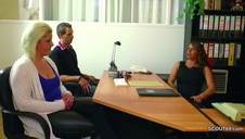 seksowna blondi obciąga kutasa