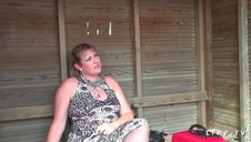 rosjanka w analnym trójkąciku