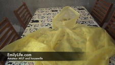 po zabawia otrzymała spust do ust