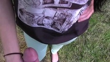 szczupłą blondynka lubi trójkąty